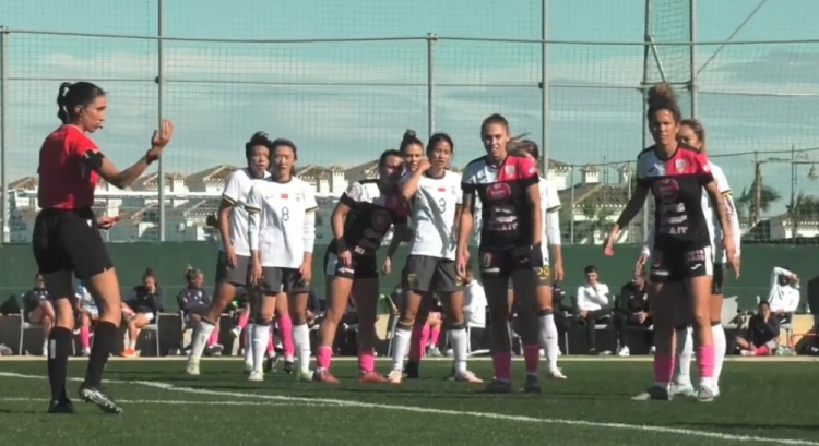  唐佳麗梅開(kāi)二度、邵子欽破門(mén)，中國(guó)女足3-2擊敗Alhama俱樂(lè)部女足