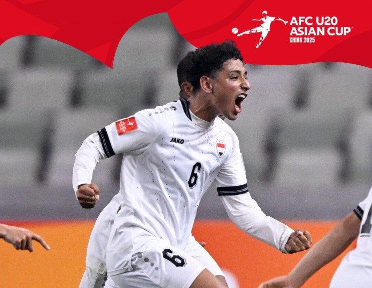  U20亞洲杯-雙方各領(lǐng)一紅牌，伊拉克1-0力克沙特升至B組榜首