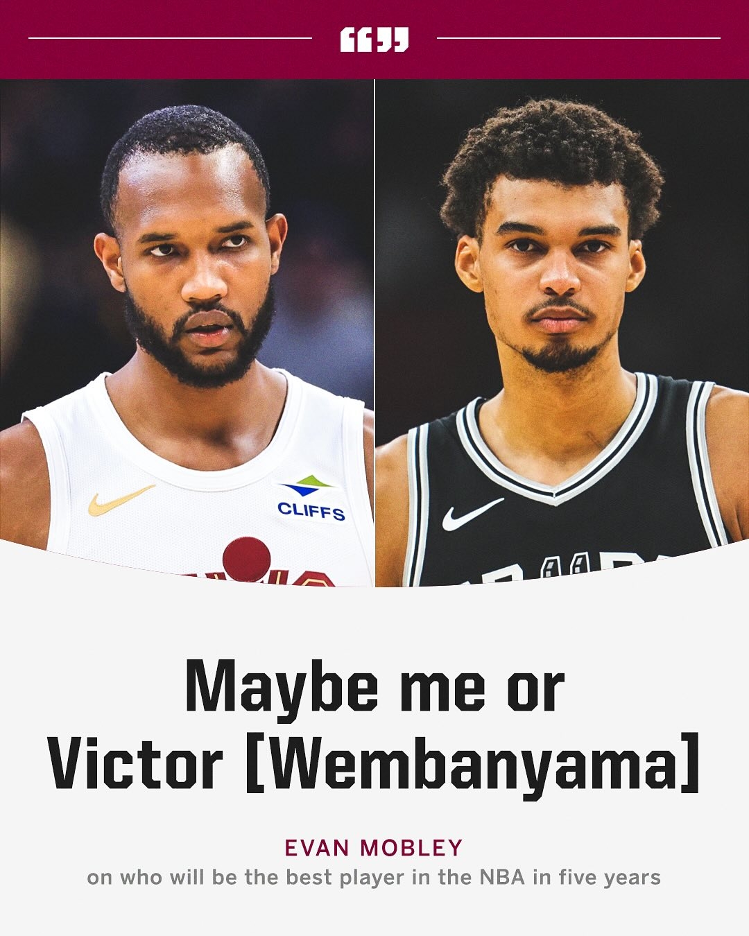 未來5年NBA最好的球員會(huì)是誰(shuí)？莫布里：可能是我或者文班亞馬