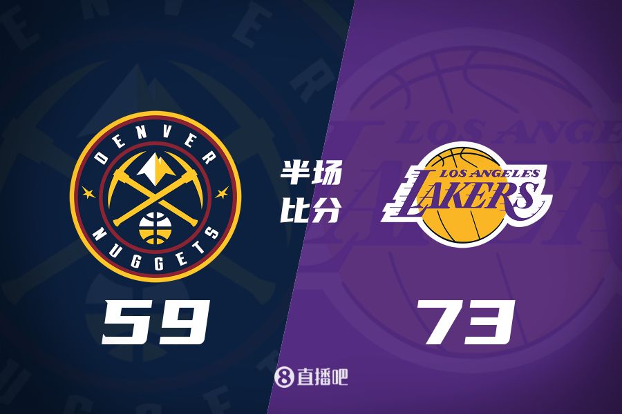  水銀瀉地的進(jìn)攻火力次節(jié)暫緩！東契奇25分 湖人半場領(lǐng)先掘金14分